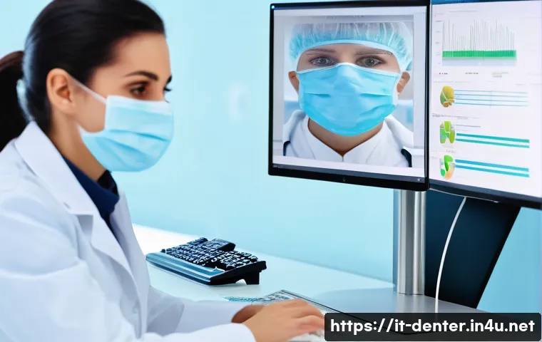치과위생사 공공기관 취업 팁 - A professional dental hygienist in a modern Italian public healthcare clinic, wearing a clean, white...