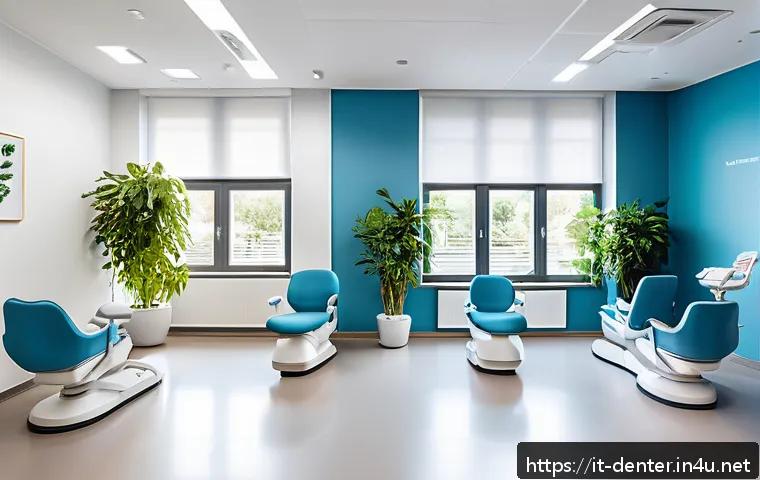 치과위생사 병원 선택 기준 - A modern dental clinic interior showcasing a collaborative and positive work environment: bright, cl...