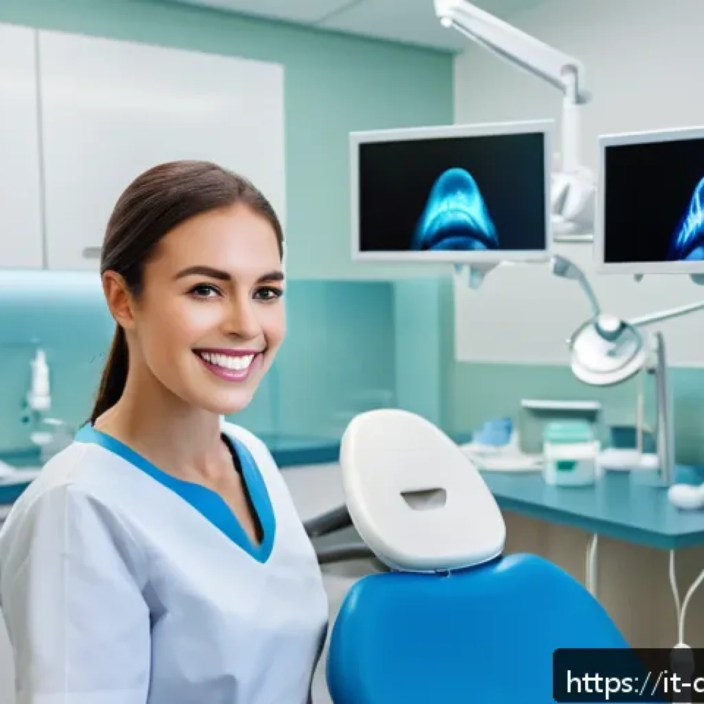 치과위생사 진료 보조 사례 - A modern dental clinic scene showing a professional dental assistant and dentist working seamlessly ...